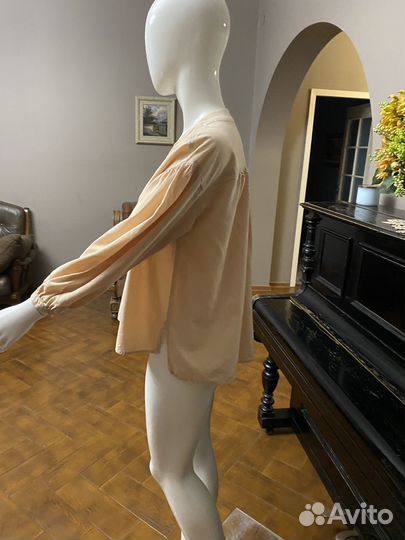 Легкая свободная блуза рубаха туника на 48 L