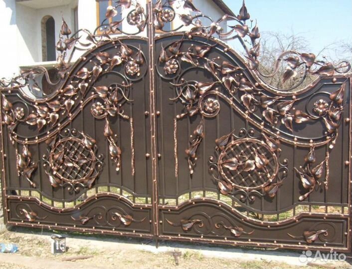 Кованые ворота и калитки