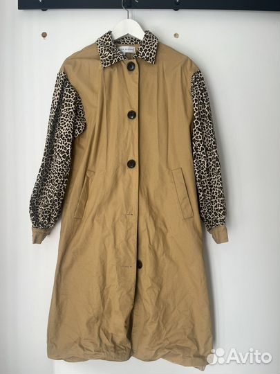 Плащ леопардовый женский