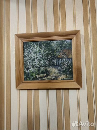 Картина маслом на холсте в раме
