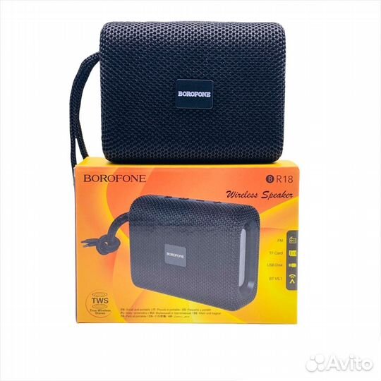 Портативная колонка borofone BR18 (black)