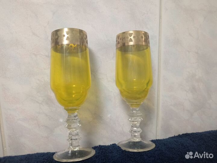 Фужеры богемия