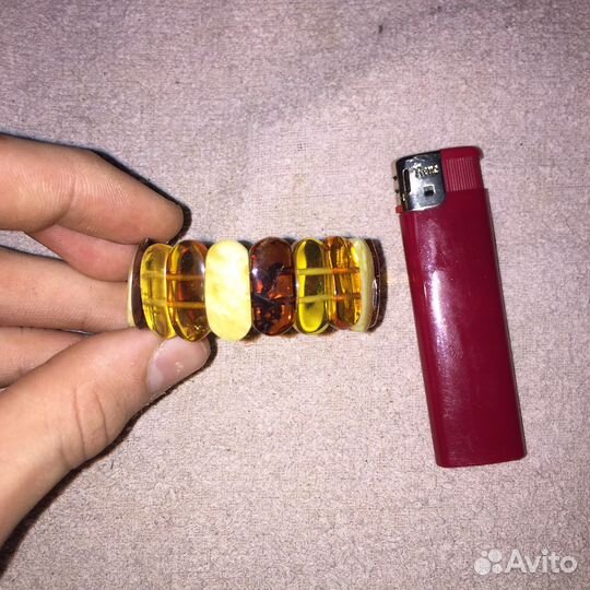 Янтарный браслет