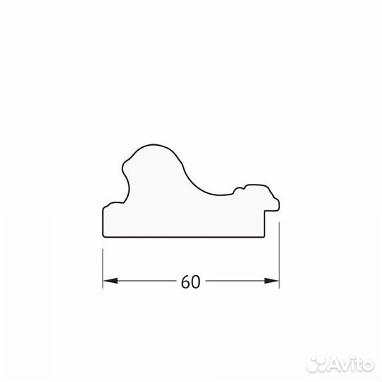 Зеркало Evoform Octagon BY 7056 71x91 бронзовые б