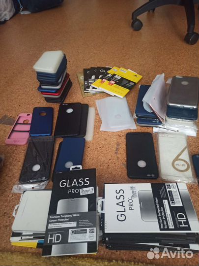 Чехлы и стекла для Айфона (остатки)