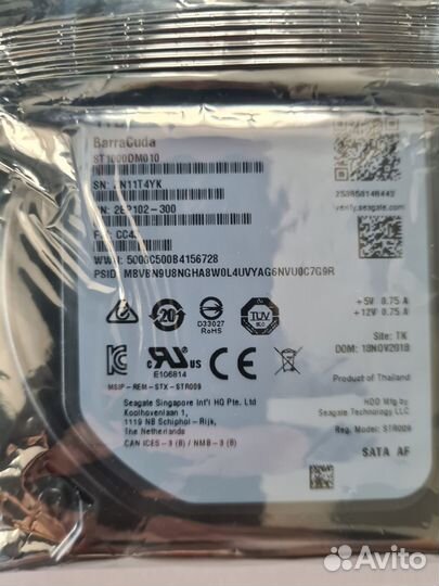HDD Seagate Barracuda 1 Тб 3.5