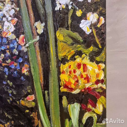 Живописная картина маслом на холсте. Ренуар