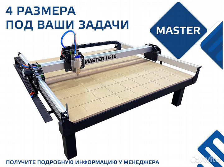 Фрезерный станок с чпу 1500х1500 (2D / 3D )