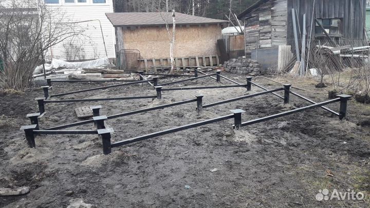 Винтовые сваи под ключ установка