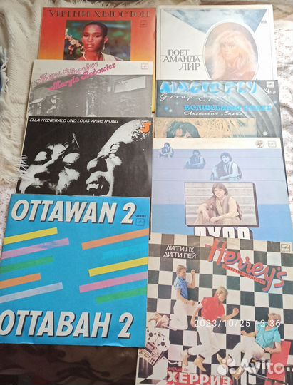 Виниловые грампластинки разные СССР