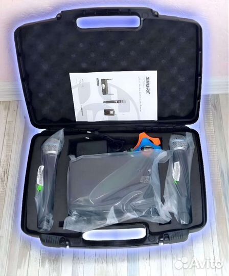 Радиосистема shure beta 58а 2 микрофона