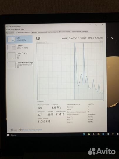 Ноутбук lenovo IdeaPad 3 15IL05