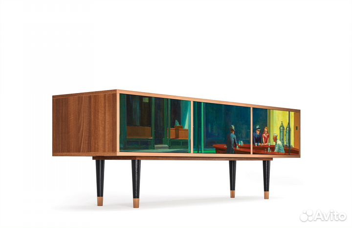 Тв-тумба T4 - Орех - Nighthawks