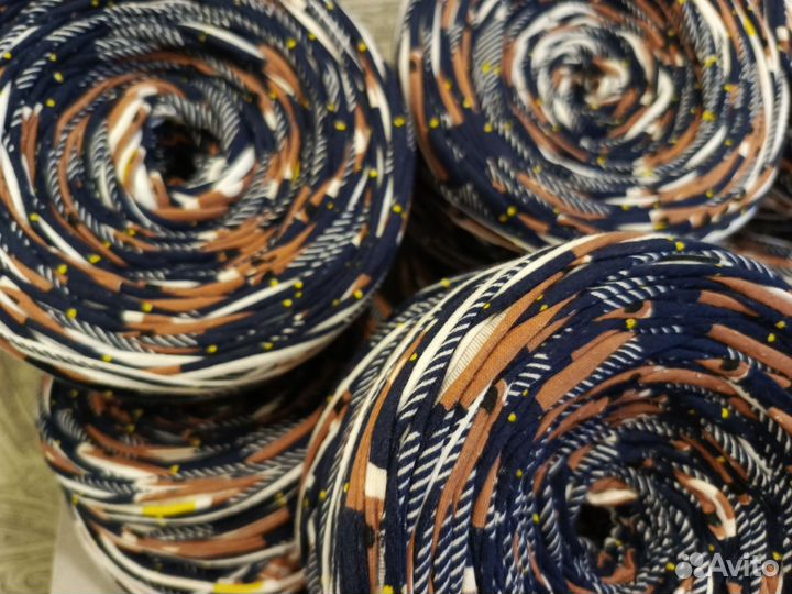 Трикотажная принтовая пряжа 