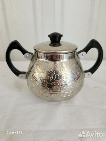 Чайник заварочный СССР, набор,сахарница