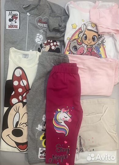 Одежда новая пакетом для девочки, р.128-134