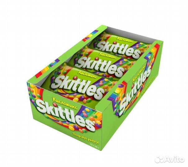 Конфеты драже Skittles Кисломикс 38г Wrigley