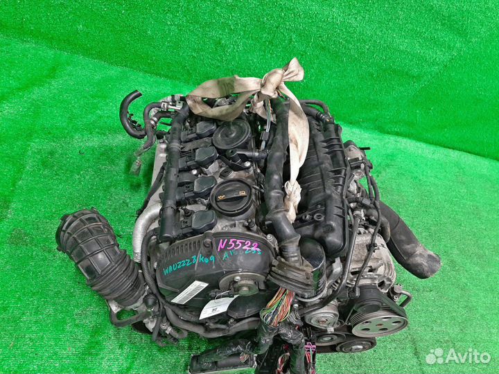 Двигатель audi A4 8K2 cdhb 2010 64000km 2WD 020007 turbo, коса+комп, wauzzz8K09A158253, без катализа