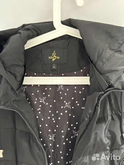 Куртка черная женская короткая демисезонная