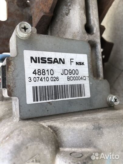 Колонка рулевая с эур Nissan Qashqai J10 2010г