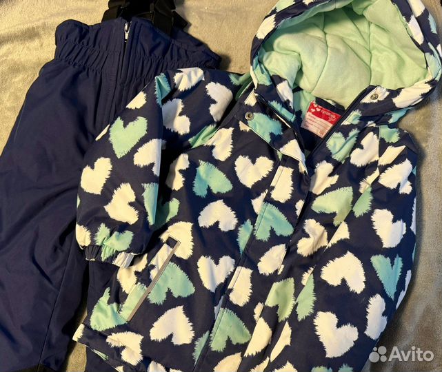 Зимний костюм на девочку 104