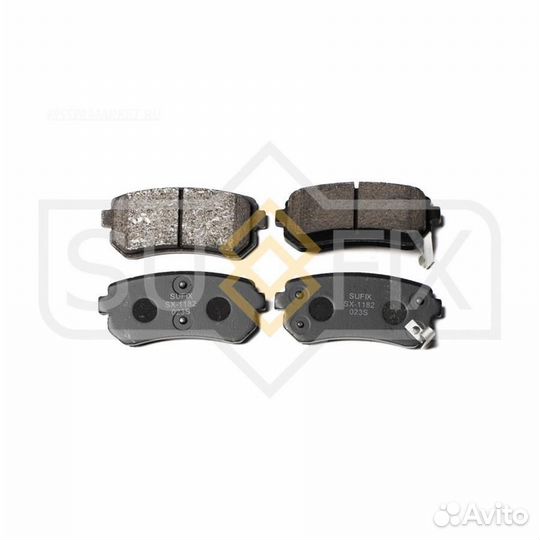 Sufix SX-1182 Колодки тормозные дисковые зад прав
