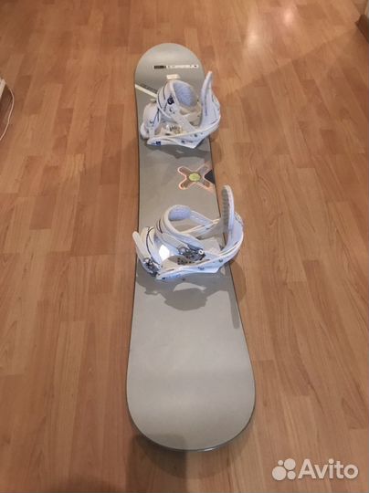 Сноуборд комплект burton, крепления, чехол