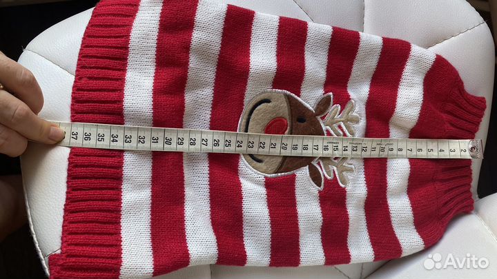 Новогодний свитер для собаки, щенка, кота