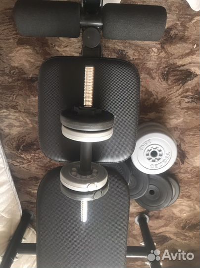 Скамья для жима и пресса