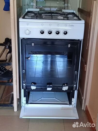 Газовая плита De Luxe белая