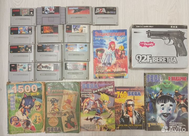 Картриджи super nintendo sega