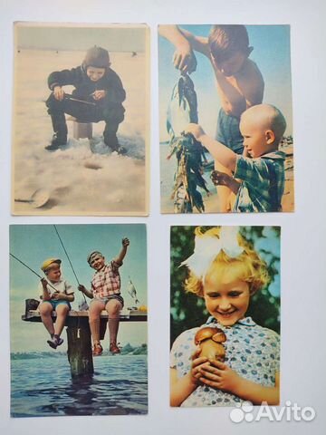 Открытки дети 1950-60е объявление продам