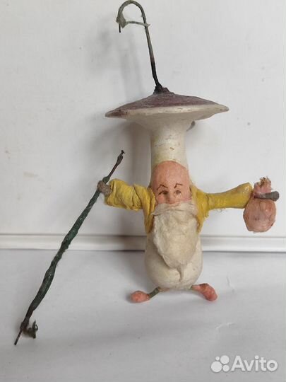 Ватная елочная игрушка 