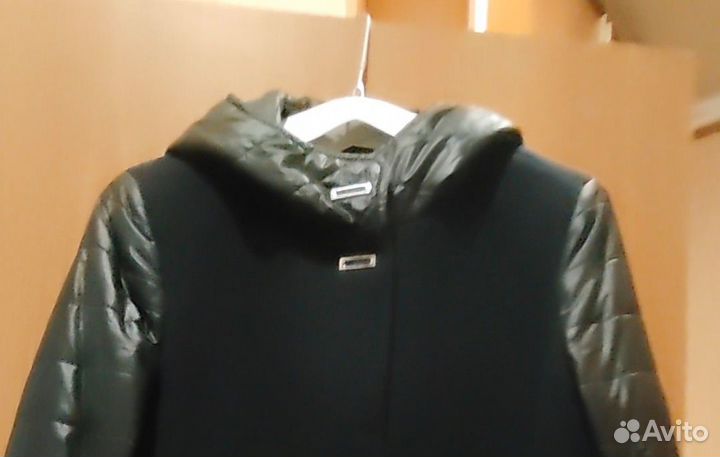 Драповое полупальто