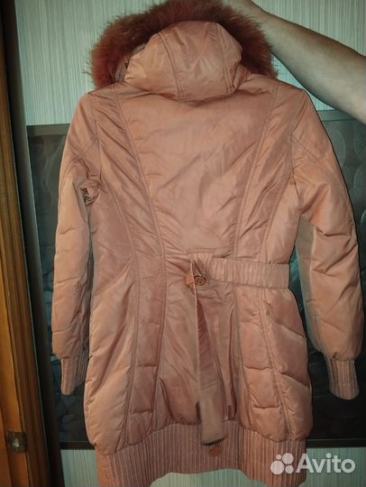 Пальто пуховик женское зимнее 44 46