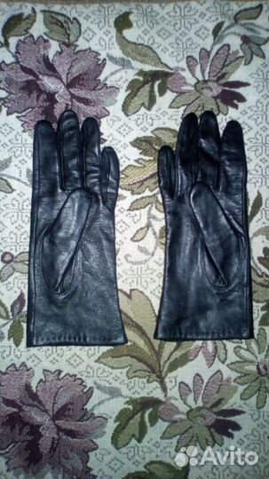 Перчатки кожаные Женские