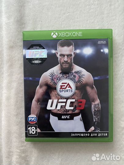 Ufc 3 Xbox one диск