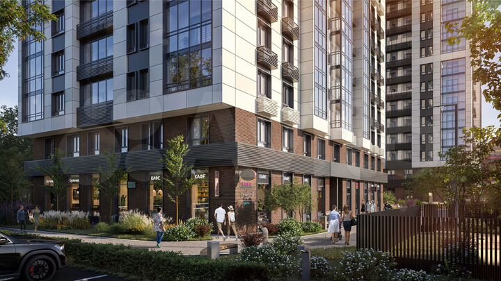 3-к. квартира, 64,1 м², 23/24 эт.