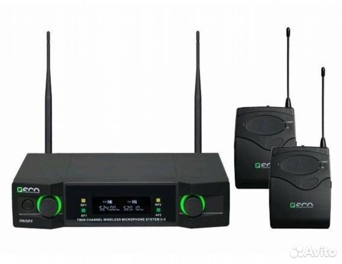 Головная радиосистема петличный ECO U-2H