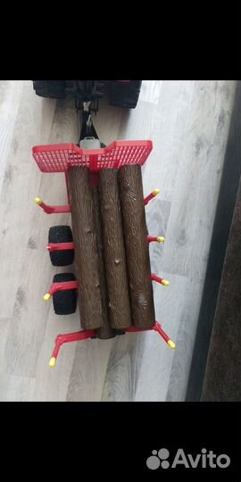 Трактор Bruder погрузчик бревен