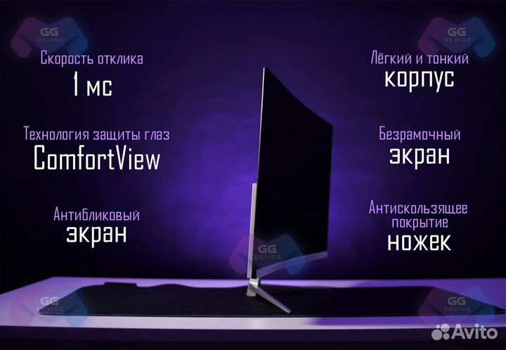 Монитор 27 дюймов 2к 144гц