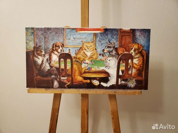 Картина масло холст 60 х 30