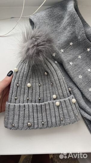 Комплект шапка и шарф