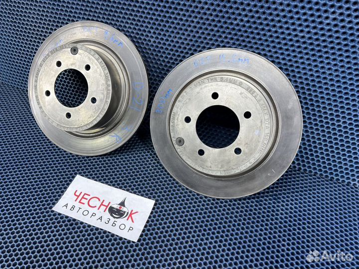 Диски тормозные задние Dodge Caliber PM 300мм