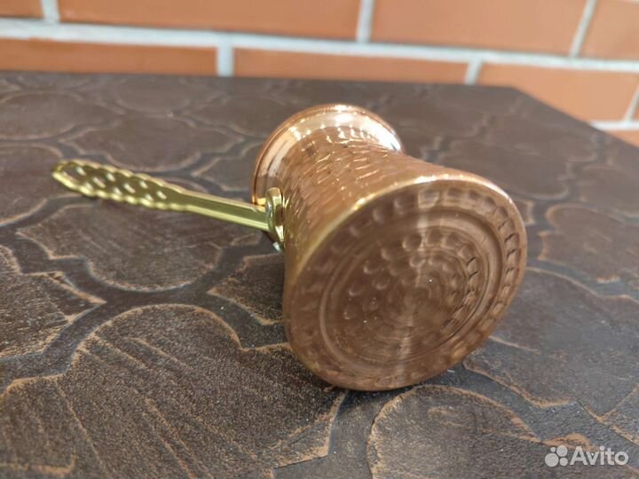 Джезва турка кофеварка 100 мл Турция медь оригинал