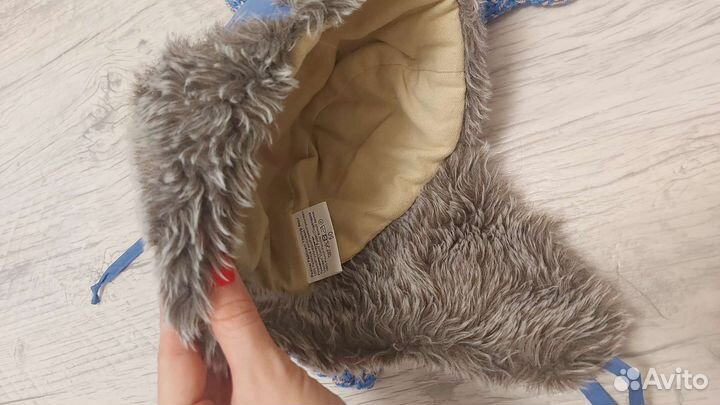 Шапка ушанка и шарф