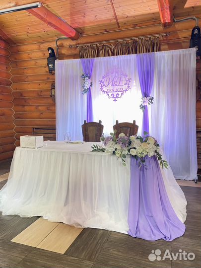 Оформление свадебного зала/декор