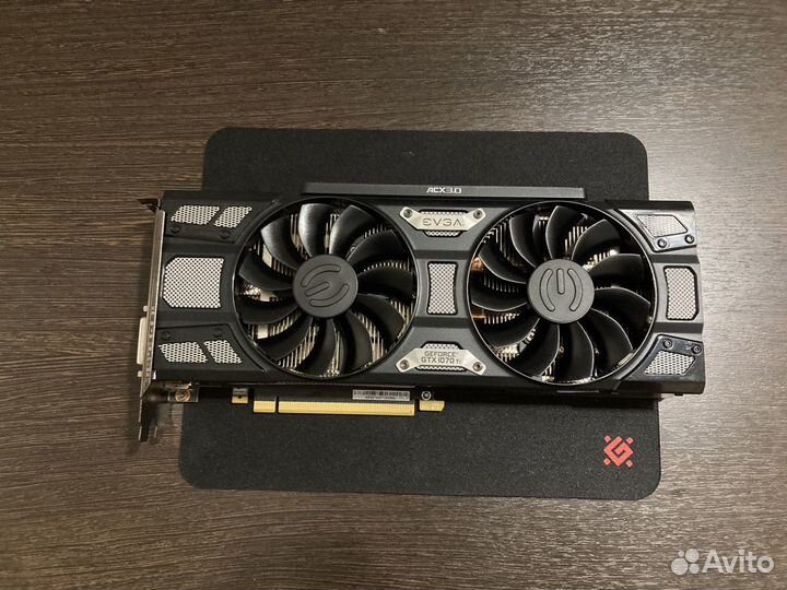 Видеокарта GTX 1070TI evga обслуженная