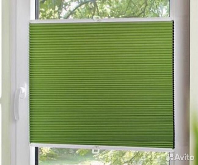 Шторы плиссе Янтарный