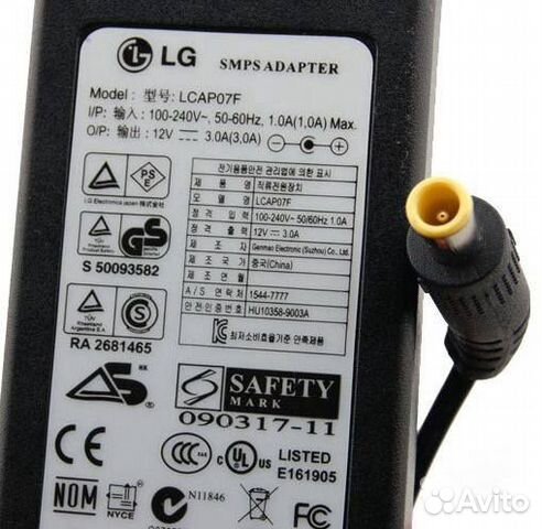 Блок питания ADS-24NP-12-1 12024G, 12V 2A / 3A Max